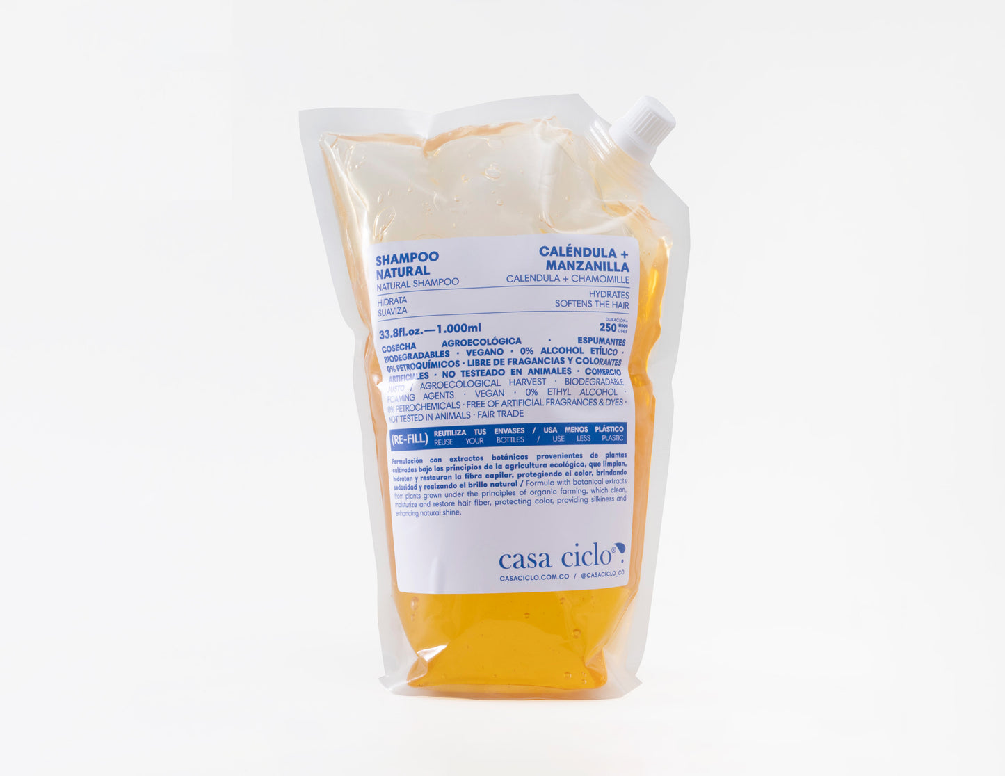 Chamomile + Calendula liquid shampoo