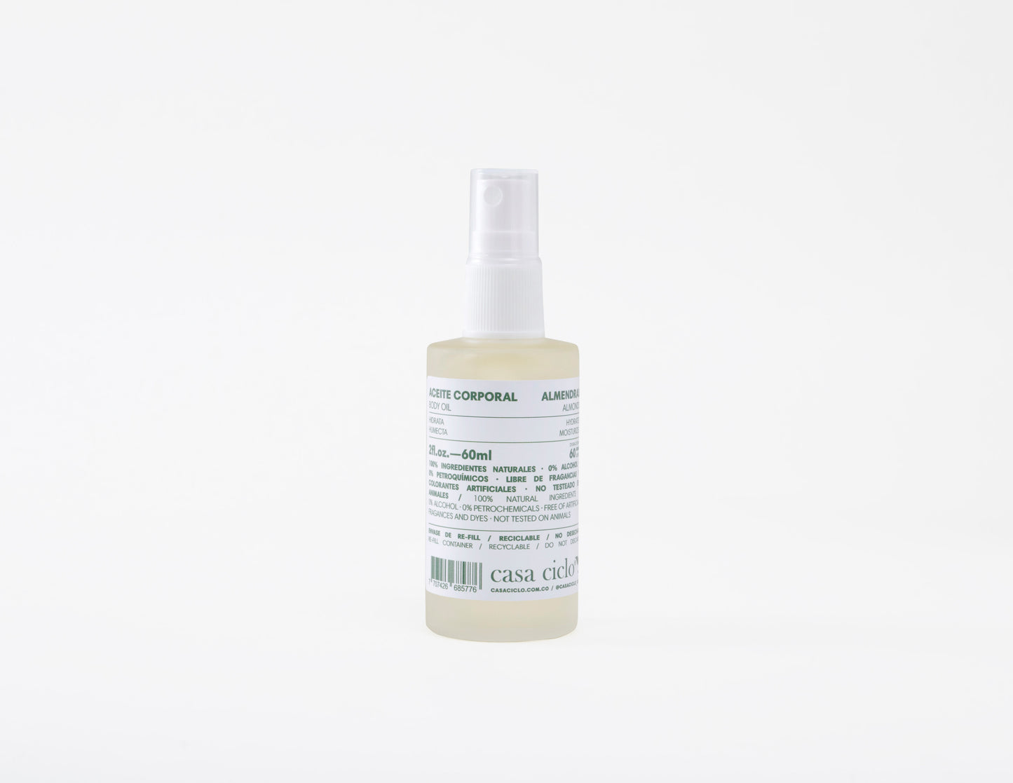 Aceite Corporal Regenerador Almendras