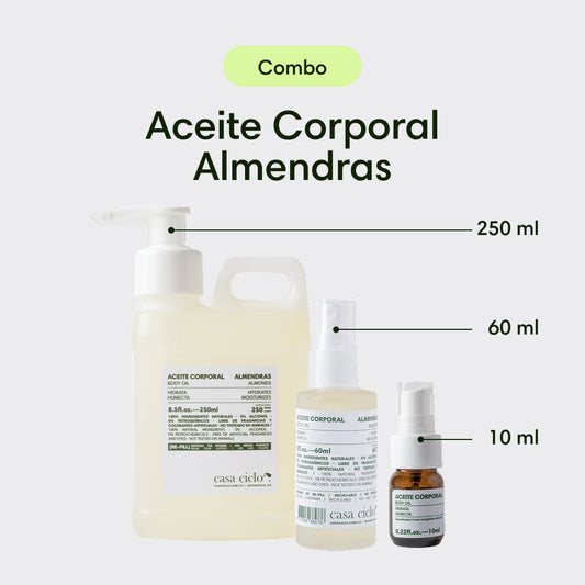 Combo Aceite Corporal Almendras