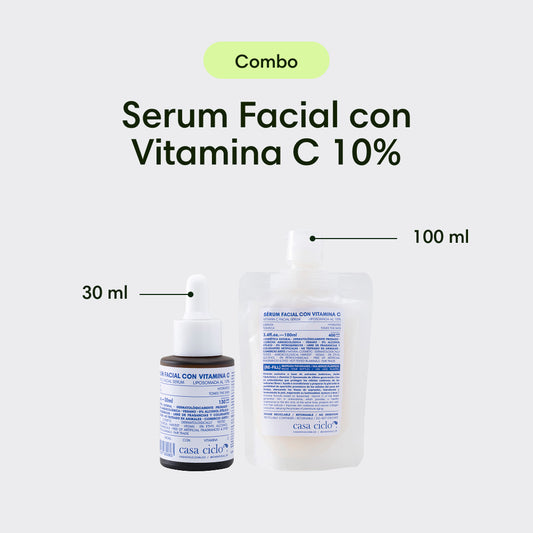 Combo Serum Facial con Vitamina C 10%