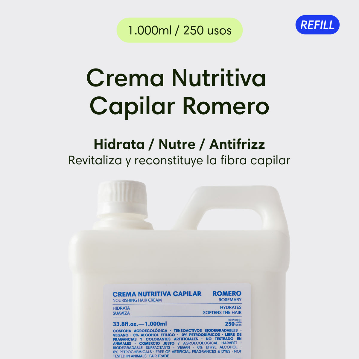 Rosemary + Nettle + Flaxseed hair cream