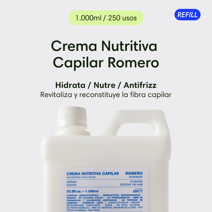 Rosemary + Nettle + Flaxseed hair cream