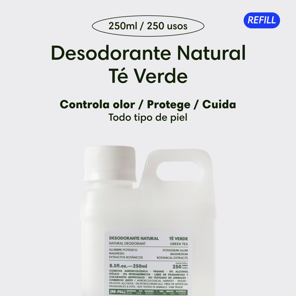 Desodorante Natural Té Verde (Refill)