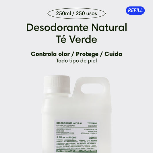 Desodorante Natural Té Verde (Refill)