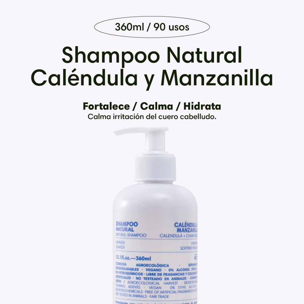 Natural Shampoo Calendula and Chamomile 