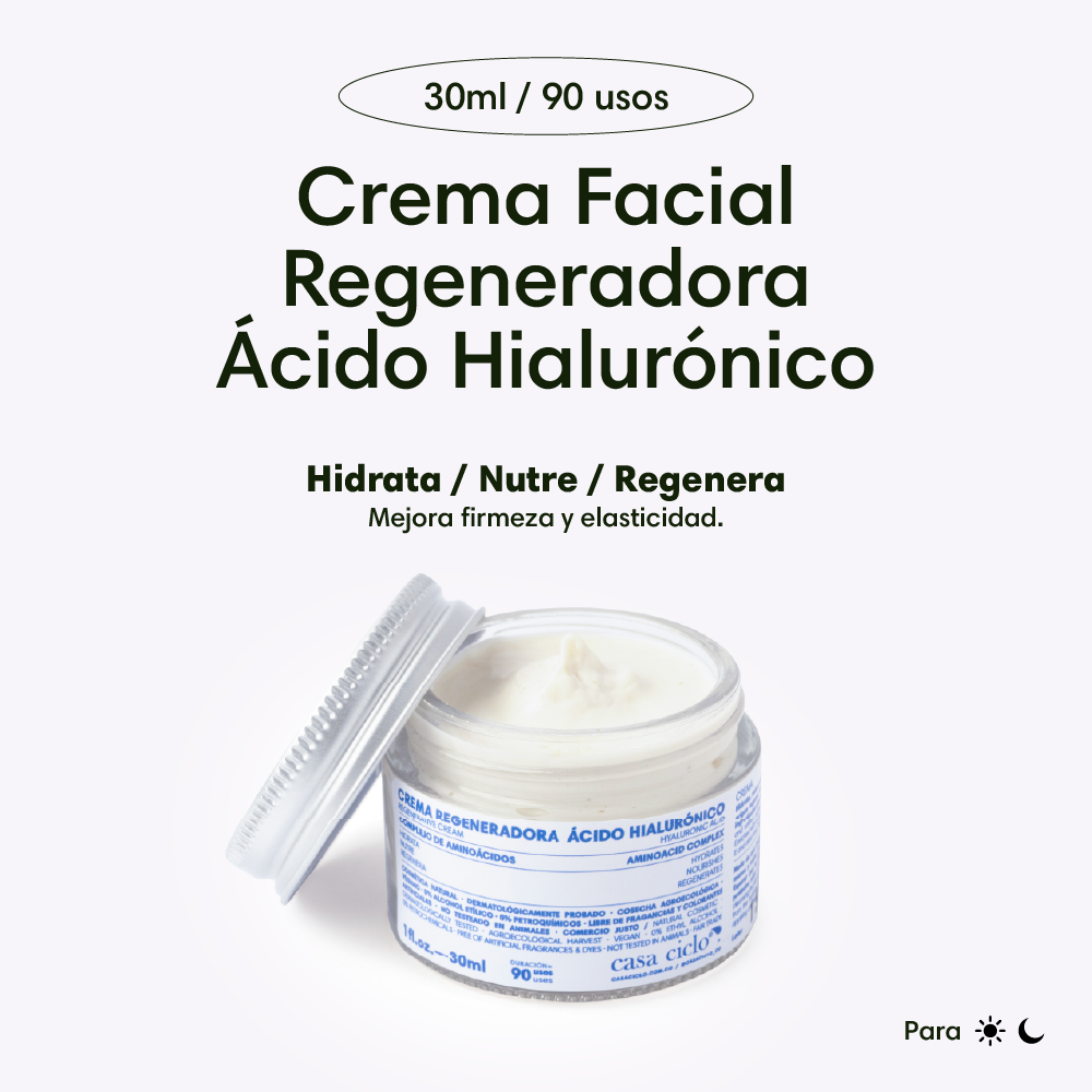 Crema Facial Regeneradora Ácido Hialurónico