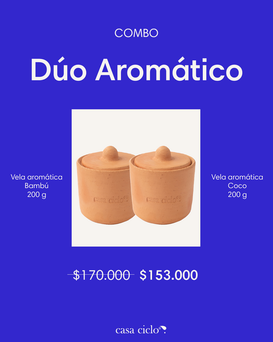 Combo Dúo Vela aromática