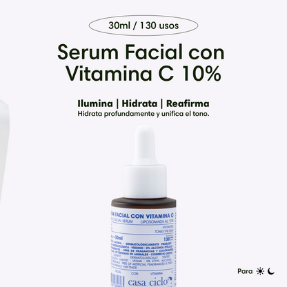Duo Protector Solar + Serum Facial con Vitamina C