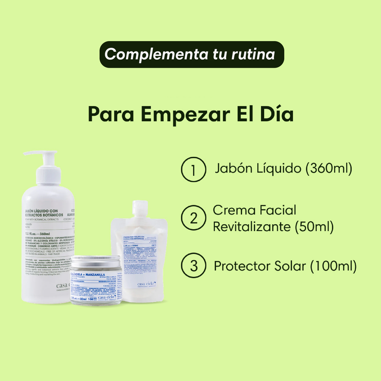 Protector Solar Con Extractos Botánicos SPF 50+