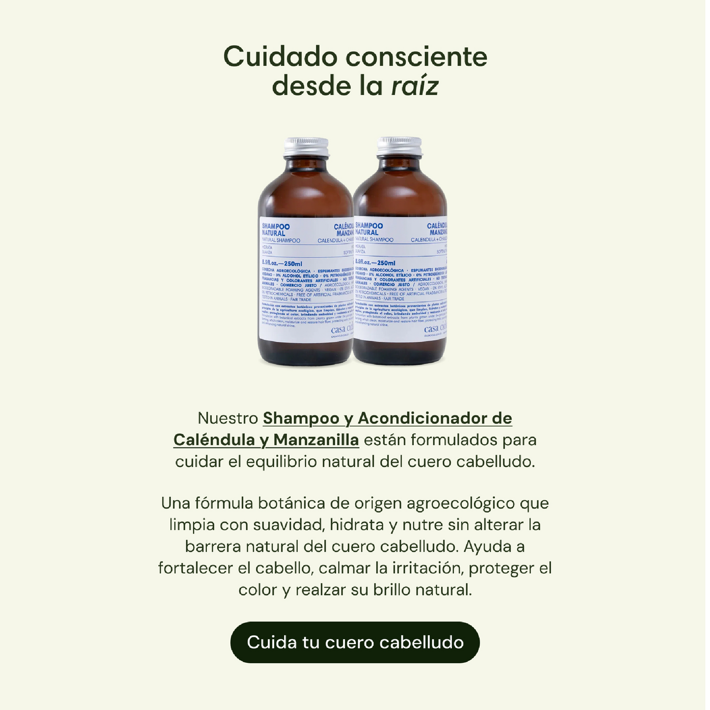 Natural Shampoo Calendula and Chamomile 