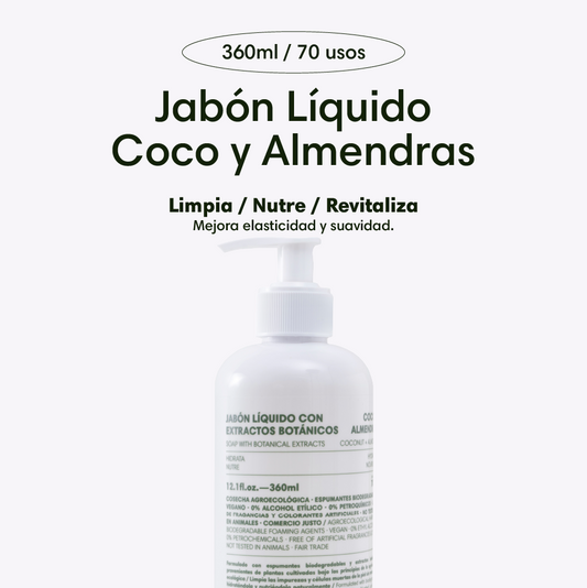 Jabón Líquido Coco y Almendras