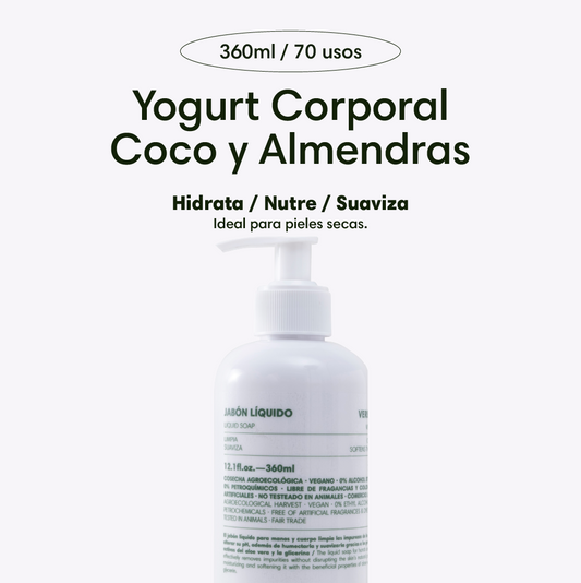 Yogurt Corporal Coco y Almendras