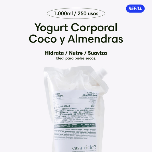 Yogurt Corporal Coco y Almendras (Refill)
