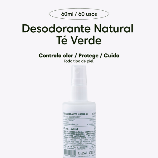 Desodorante Natural Té Verde