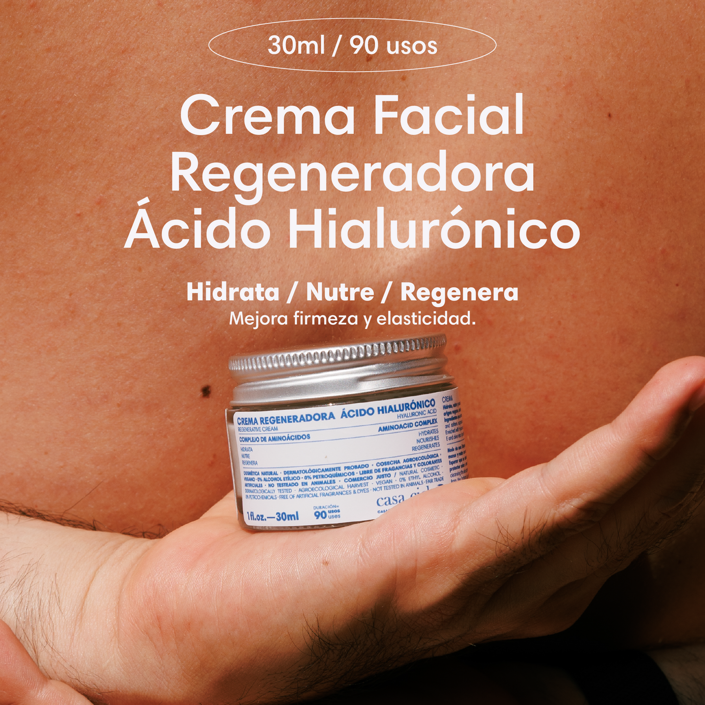 Crema Facial Regeneradora Ácido Hialurónico