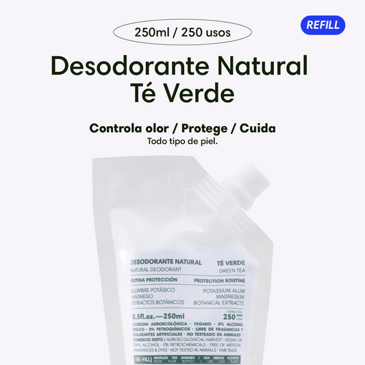 Desodorante Natural Té Verde (Refill)