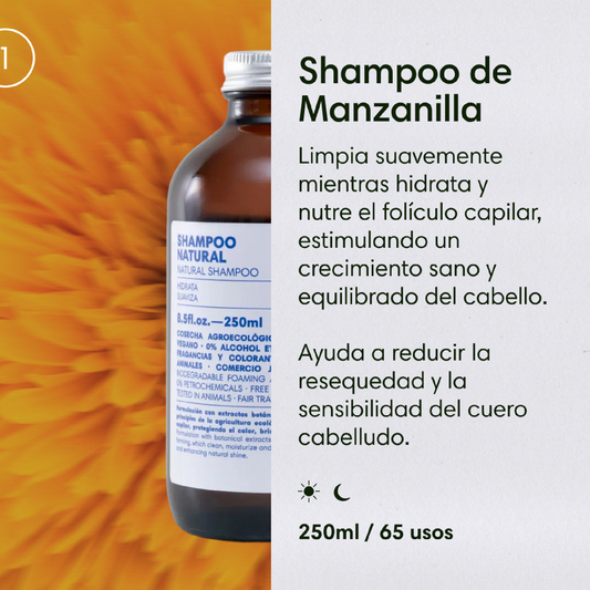 Shampoo Natural Caléndula y Manzanilla