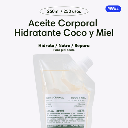 Coconut + Honey Body Oil
