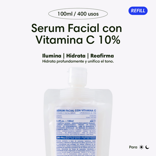 Serum Facial con Vitamina C 10% (Refill)