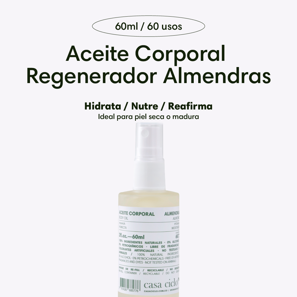 Aceite Corporal Regenerador Almendras