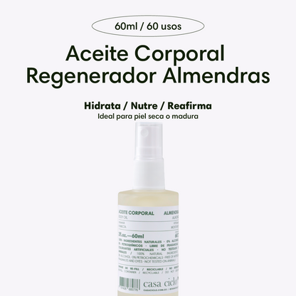 Aceite Corporal Regenerador Almendras