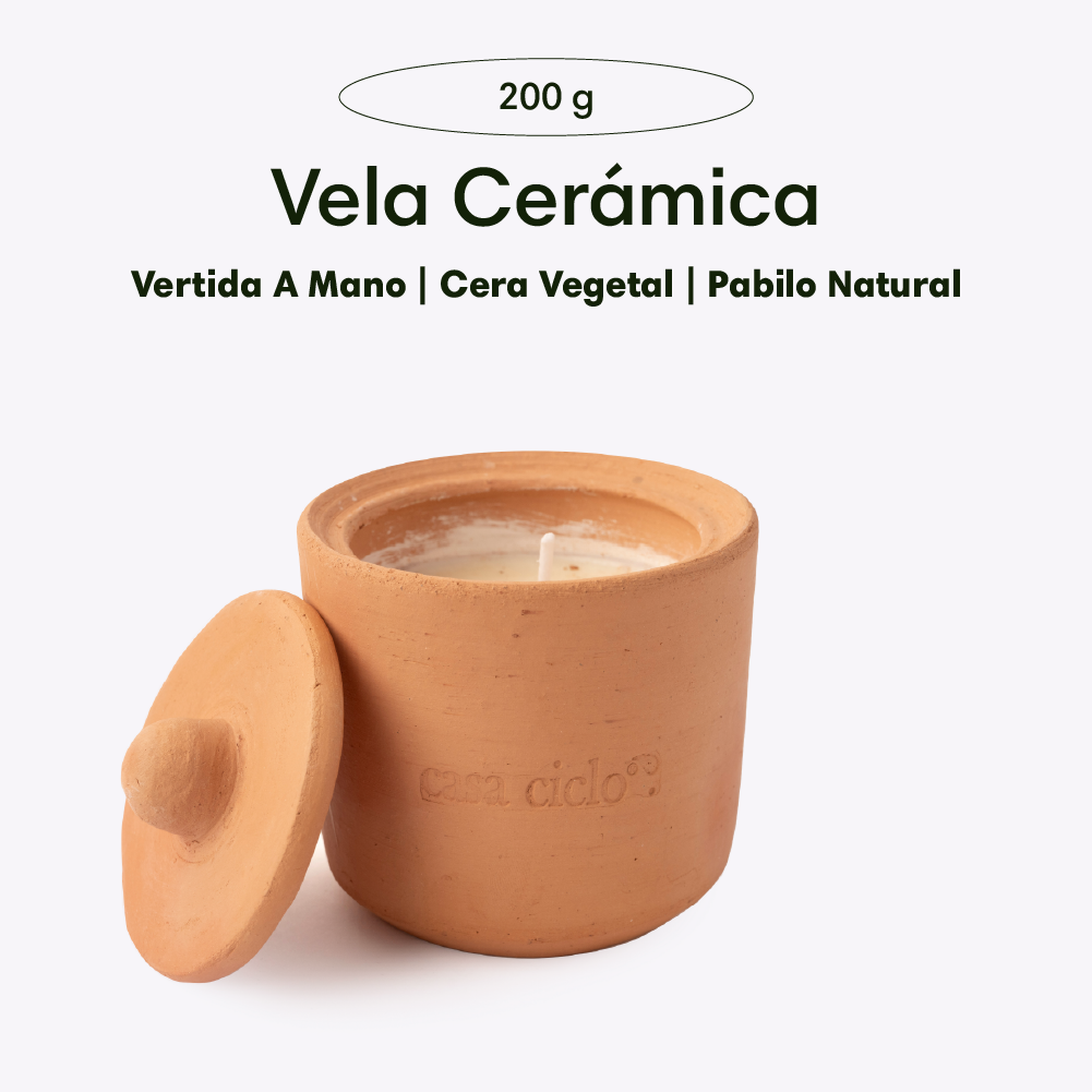Vela Cerámica 200 gr
