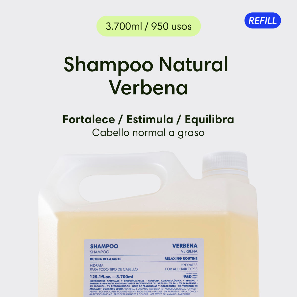 Rosemary + Nettle liquid shampoo