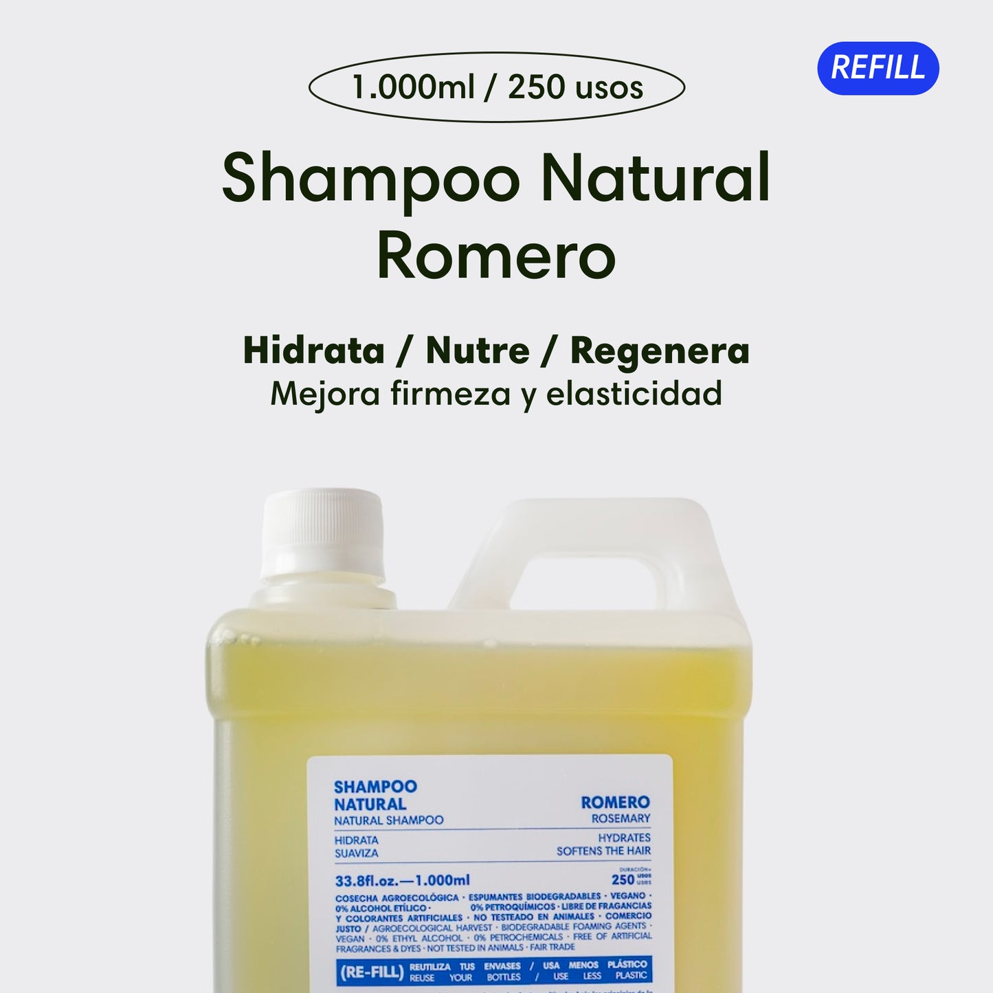 Rosemary + Nettle liquid shampoo