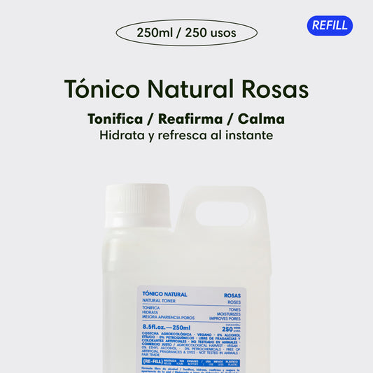 Tónico Natural Rosas (Refill)