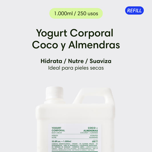 Yogurt Corporal Coco y Almendras (Refill)