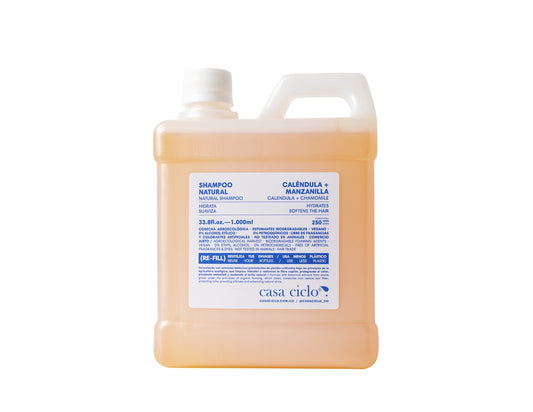 Shampoo Natural Caléndula y Manzanilla (Refill)