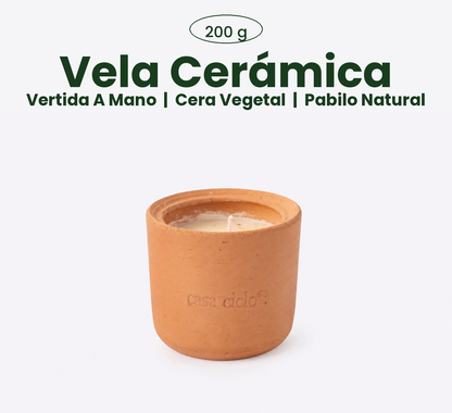 Vela Cerámica 200 gr